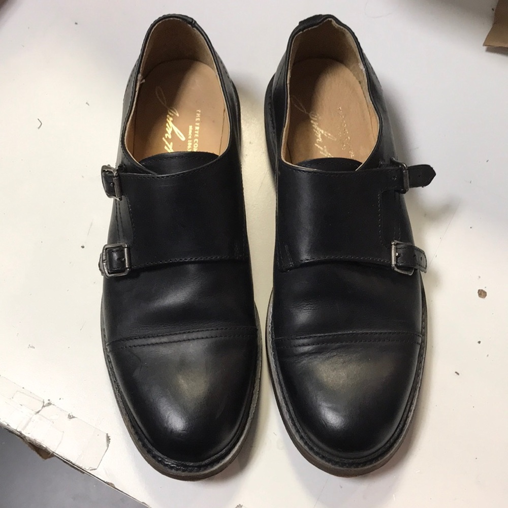 Frye monk double strap loafers. Size 7.5